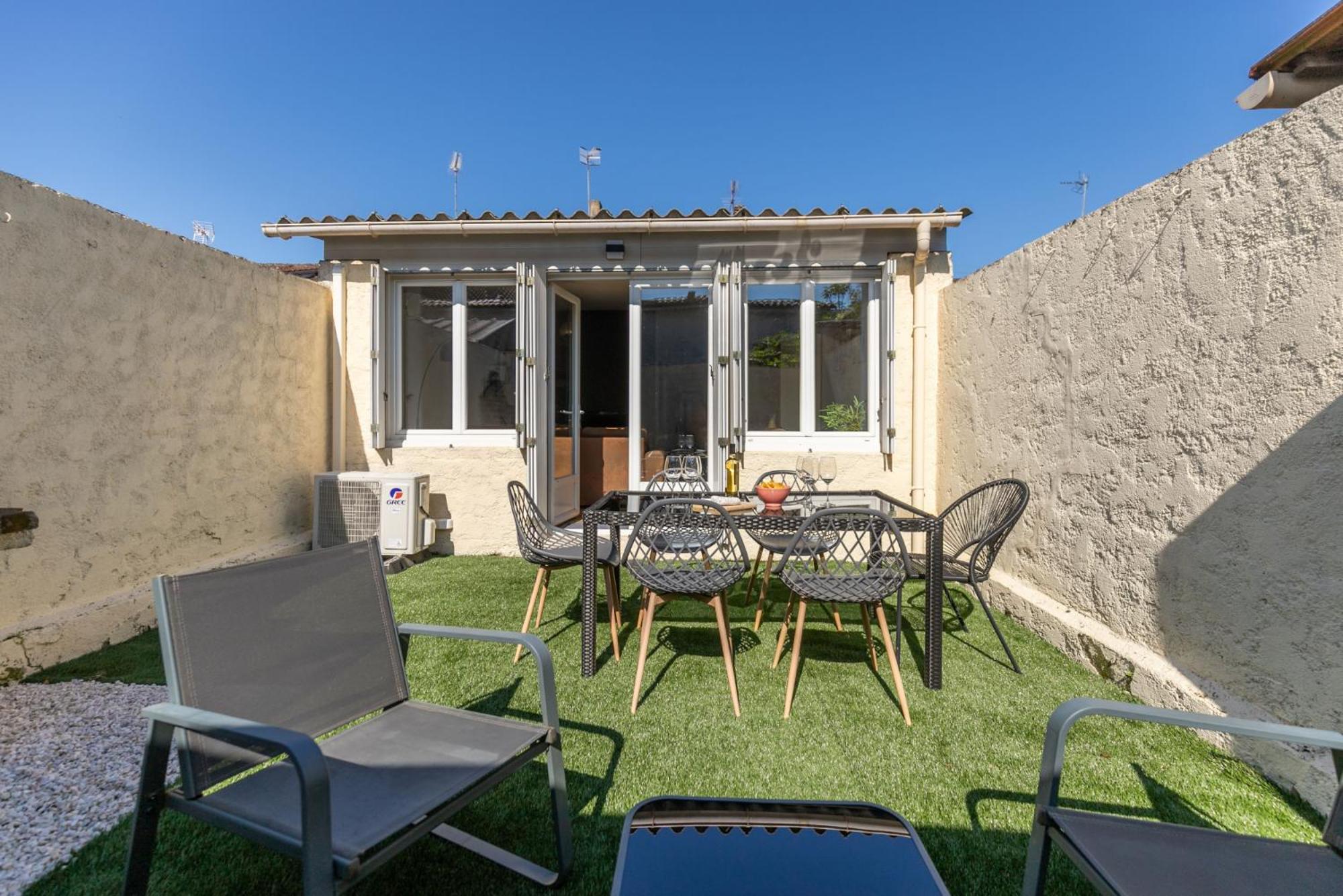 Le Patio - Spacieux T3 Avec Climatisation Et Jardin Privatif Bergerac Esterno foto